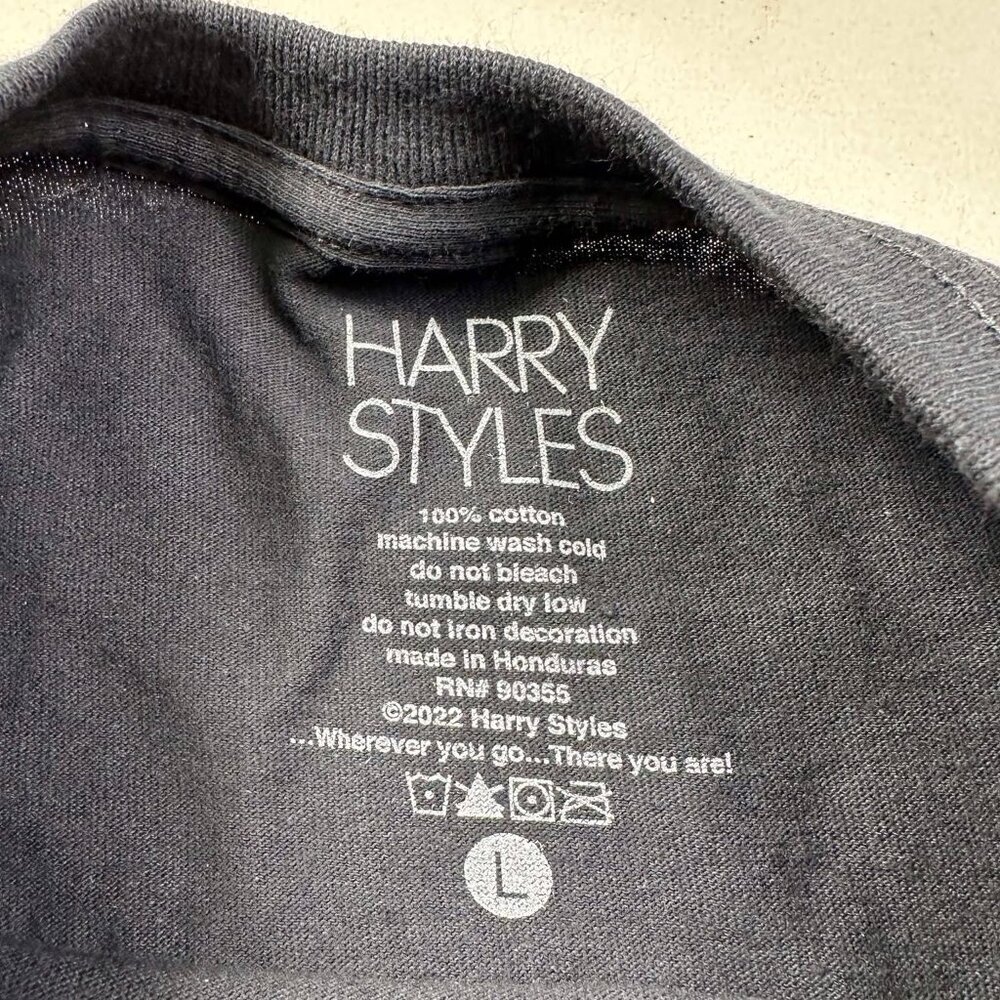Harry Styles Exclusive t-shirt Love On Tour 2022 Toronto Pop-Up LARGE Black - Picture 3 of 3